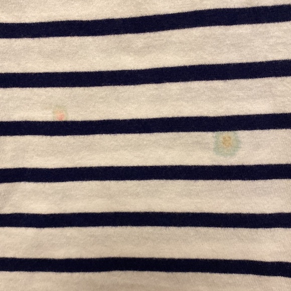 Zara Baby T-Shirt White and Black Striped | Size 6 116cm - Picture 3 of 4